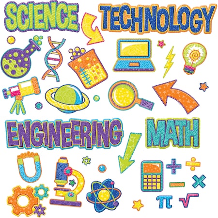 Eureka Color My World STEM Mini Bulletin Board Set 847775